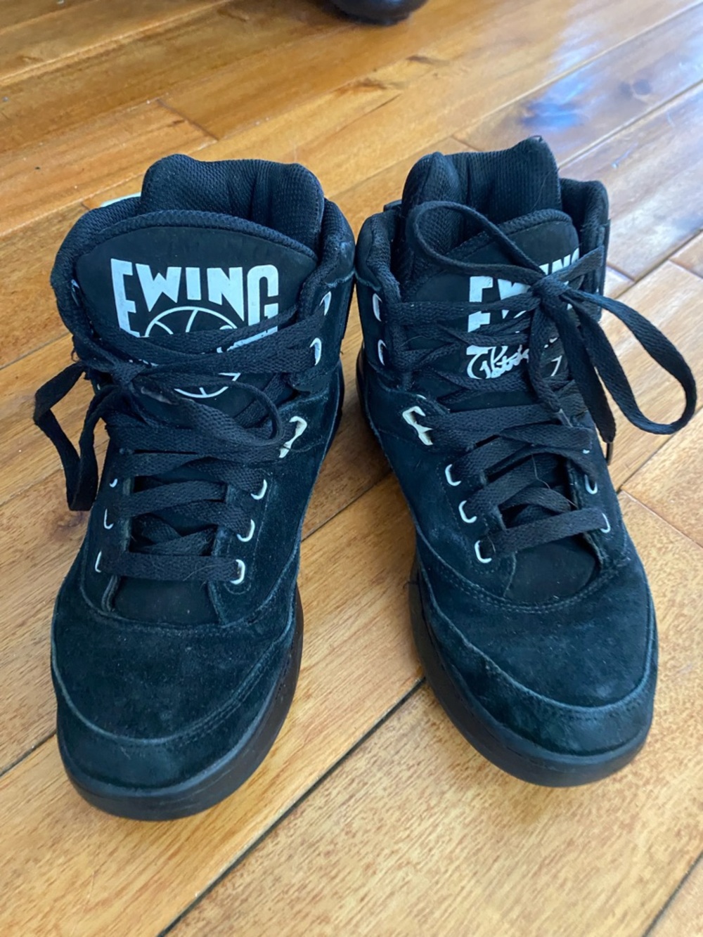 Ewing Kids' Black High-Top Sneakers